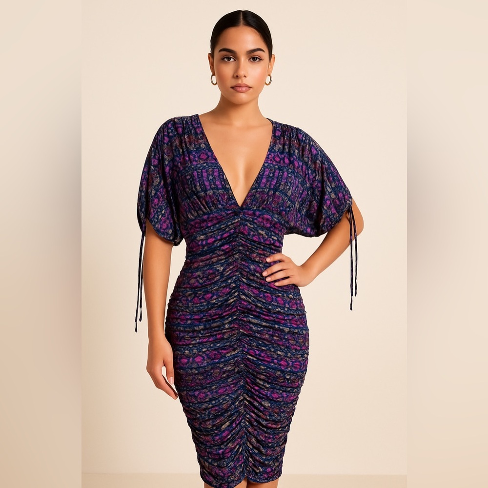 Vértigo Multicolor Rouge Dress - Picture 1 of 3